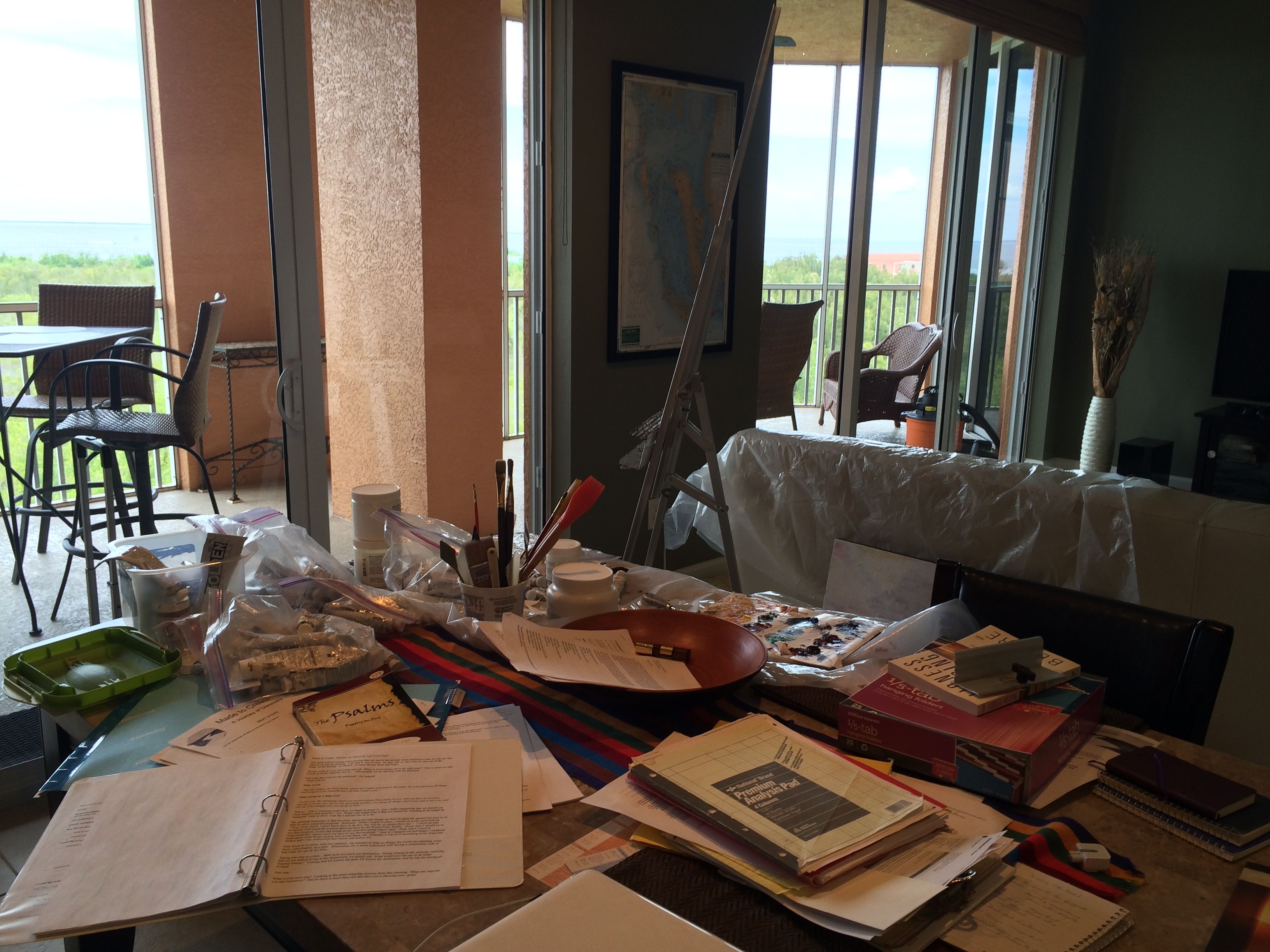 image of the mess of writing Created For So Much More