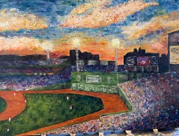 Painting of Fenway Park